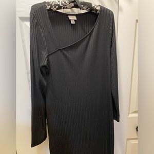 A New Day black midi dress - size M